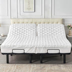 Quilted Waterproof Split Top California King Mattress Protector Pad - Image 3