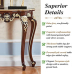 Vintage French Console Table, Wood Entryway Table - Image 5