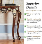 Vintage French Console Table, Wood Entryway Table - Image 5