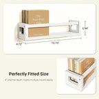 TidyCorner Upgraded Thick Floating Shelves, Solid Wood Bookshelf - Image 2