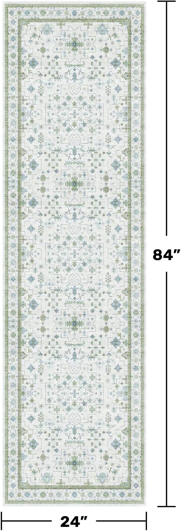 Boho Bathroom Runner 2x7 - Image 2
