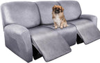 ANARACHON Recliner Couch Cover Leather Look Recliner Sofa Covers by ANARACHON