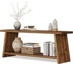 LITTLE TREE Solid Wood TV Stand, Farmhouse Media Console - Image 7
