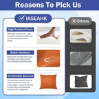 IASEAHK Outdoor Seat Cushion Set, Waterproof & Fade Resistant Patio Chair - Image 6