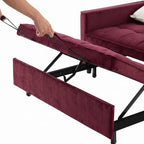 3 in 1 Convertible Sofa Bed, Loveseat Sleeper Sofa - Image 4