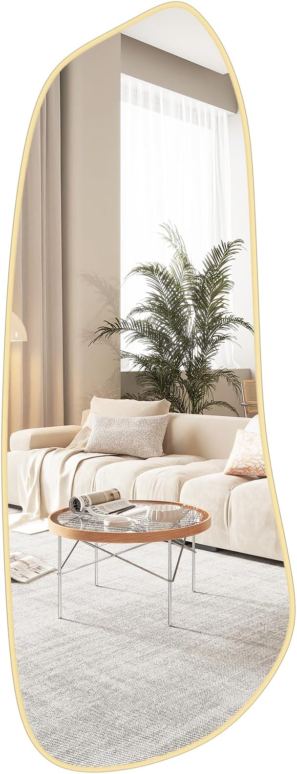 WallBeyond Irregular Wall Mirror, Asymmetrical Mirror Wall Mounted by WallBeyond