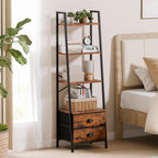 Furologee 4-Tier Ladder Shelf, Small Bookshelf - Image 8
