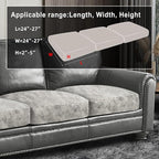 ANARACHON Leather Look Couch Cushion Covers Sofa Seat Slipcovers Sets Couches - Image 3