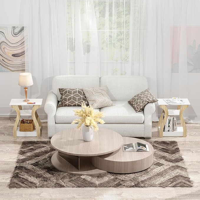 FROMJBEST End Table Set of 2 - Image 7