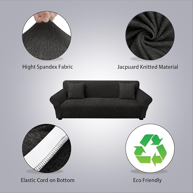 Sofa Slipcover with 2 Pillow Cover - Image 2