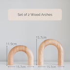 PEAKOLY Wood Arch Decorative Objects - Image 3