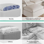 Novilla 104.3" Modular Cloud Couch, Modern Sectional Sofa - Image 11