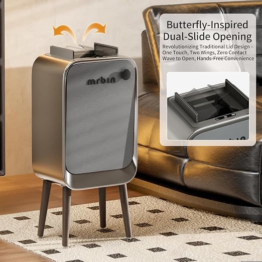 MRBIN Motion Sensor Bathroom Trash Can - Image 3