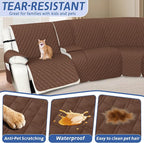 Arfntevss Recliner Sectional Couch Covers 1OO% Waterproof L Shape Sofa Cover - Image 5