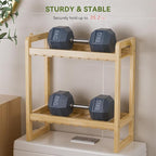 AmazerBath Bamboo Over The Toilet Storage Shelf - Image 4