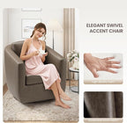 COLAMY 360° Swivel Accent Chair - Image 4