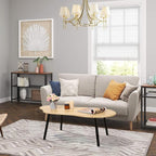 Small Coffee Table Cloud Coffee Table Modern Center Table Floor Table Walnut - Image 7