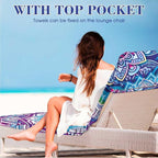 Irisbell Lounge Chair Towel Cover - Image 4