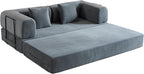 ZEIINPA Comfy Convertible Folding Mattress Couch, Floor Sofa Bed - Image 8