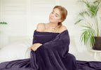 Utopia Bedding Ultra Soft Fleece Bed Blanket Full Size Purple | Microfiber - Image 4