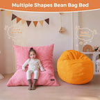 MAXYOYO 3 in 1 Kids Bean Bag Chair Couch, Convertible Chair Folds from Bean Bag - Image 5