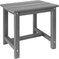 GARDENSTAR Adirondack Square Side Table, one-Tier Outdoor end Table, Patio Side by GARDENSTAR