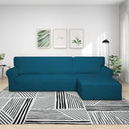 PureFit Stretch Sectional Couch Covers 2 pcs Non Slip L Shape Sofa Cover - Image 2