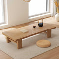 Japanese Floor Table, Low Coffee Table, Japanese Coffee Table, Solid Wood by LENOGUNEST