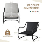 Peace nest Modern Accent Chair, Soft Upholstered Armchair - Image 2