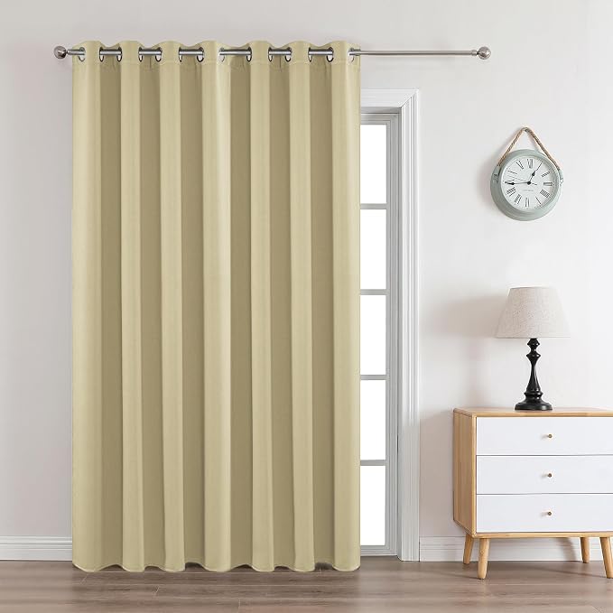 Joydeco Long Blackout Curtains for Bedroom 108 Inch 1 Panel by JOYDECO