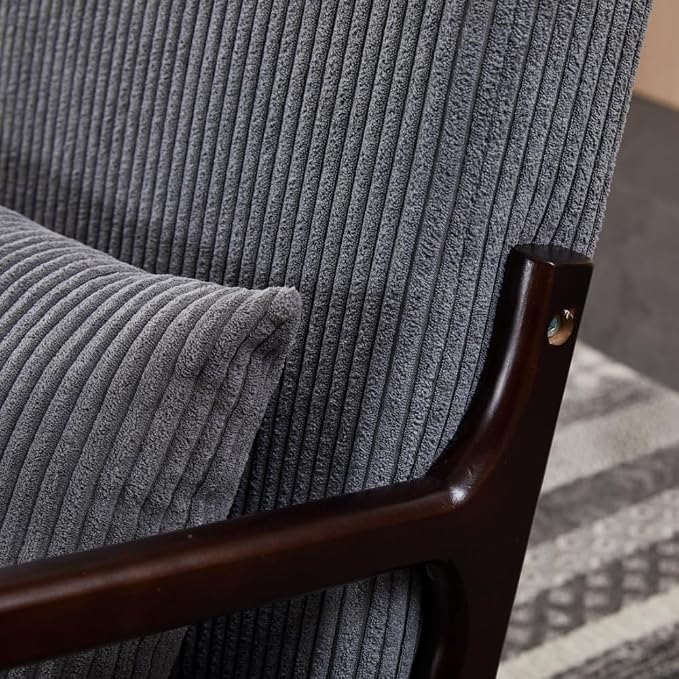 Mid-Century Modern Accent Chair and Coffee Table Set, Vintage Leisure Chair - Image 9