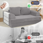 COMAX Futon Sofa Bed, Convertible Folding Sofa Bed, Boneless Couch Loveseat - Image 4