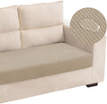 Water Repellent Couch Cushion Cover Loveseat Cover, Stretch Sectional Sofa Seat by TOPYUMH