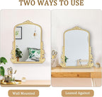Vintage Small Arched Mirror, 17 * 12in Wall Mounted Vanity Mirror - Image 5