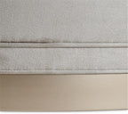 MICHAEL AMINI Malibu Crest Faux-Suede Cocktail Ottoman - Image 5