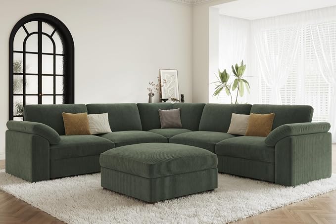 EASE MOOSE Oversized Sectional Modular Sofa, Large L Shape Sectional Couch Wide - Image 5