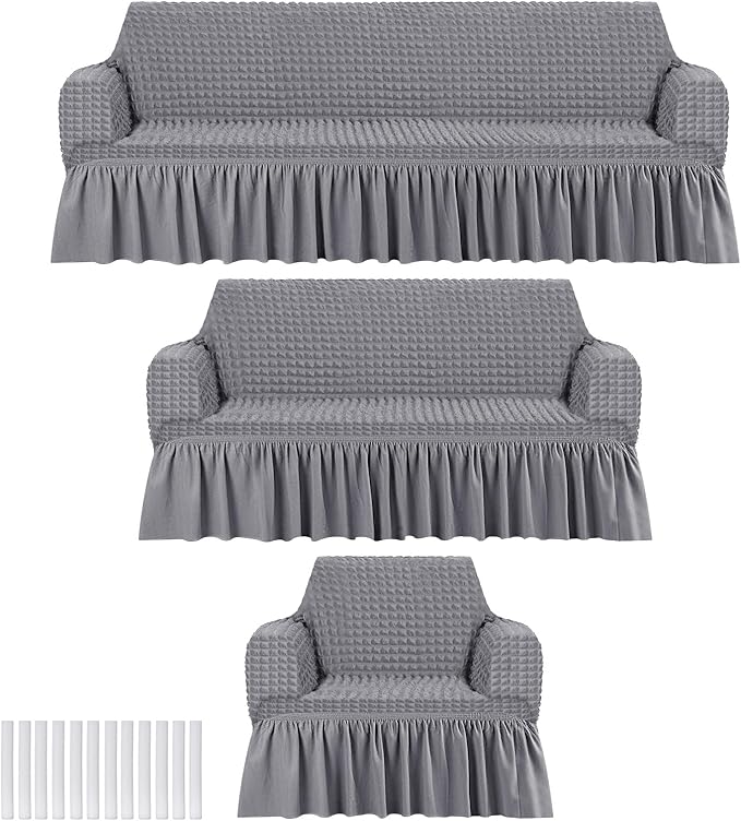 Fanfanwin 3 Pcs Sofa Slipcover Set by Fanfanwin