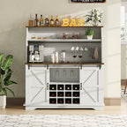 55 Inch Farmhouse Coffee Bar Cabinet - Image 3