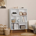 YAHARBO Small White Bookshelf, 3 Tier Modern Kids Bookcase - Image 7