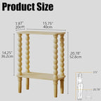 Veegle Narrow Side Table, Small End Table - Image 2