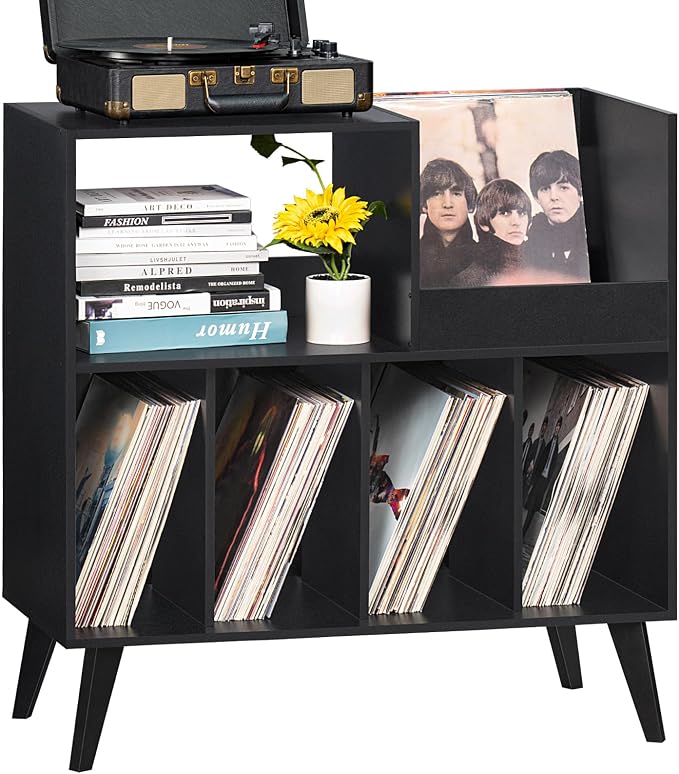 LELELINKY Large Record Player Stand, Turntable Stand - Image 7