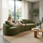 Compressed C-Shaped Sectional Sofa, 2-Box Easy Delivery, No Tools Assembly - Image 4