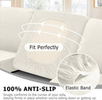 Arfntevss Velvet Corner Sectional Couch Covers Slipcovers L Shape Couch Cushion - Image 4
