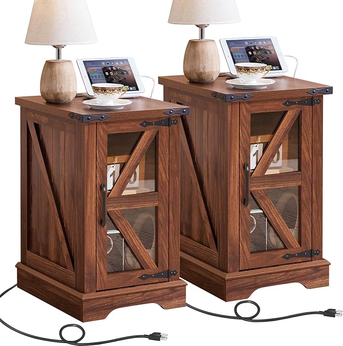 Joaxswe Narrow Night Stand Set 2 by Joaxswe