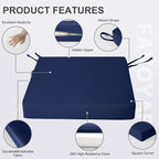 Favoyard Patio Chair Cushions 18.5 x 16 x 3 Inch Waterproof Outdoor Seat - Image 6