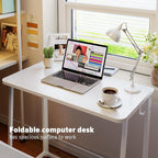 WOHOMO Folding Desk, 31.5" Small Desk - Image 3