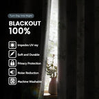 SimpleHome 100% Blackout Curtains - Image 3
