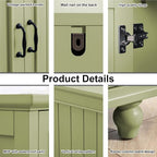 Scurrty 62'' Coffee Bar Cabinet Kitchen - Image 5