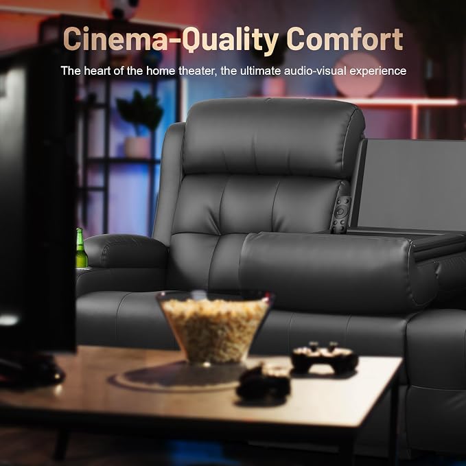 3-Seater Loveseat Recliner Sofa - Image 6