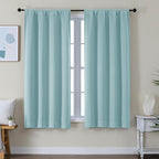 Simplebrand Ava Aqua Blackout Curtains by Simplebrand